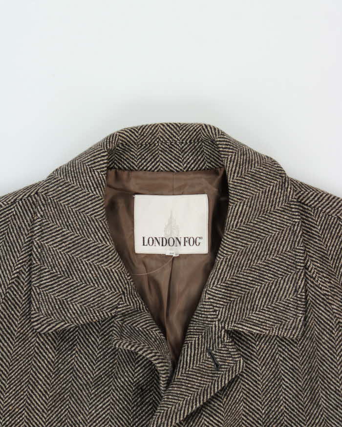 Vintage London Fog Long Wool Coat - XL