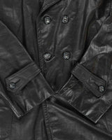 Vintage 70s Sears Long Leather Jacket - XL