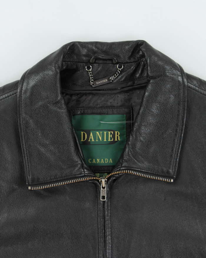 Vintage Danier Lined Leather Jacket - S