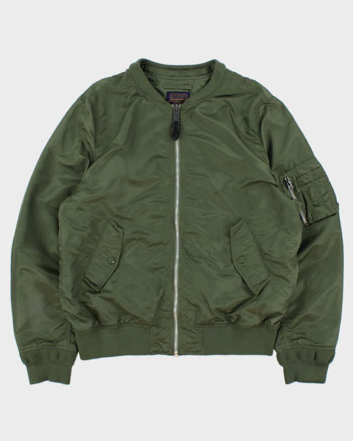 Vintage Alpha Industries MA-1 U.S Khaki Flight Bomber Jacket - XL