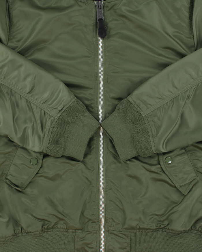 Vintage Alpha Industries MA-1 U.S Khaki Flight Bomber Jacket - XL