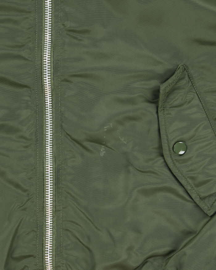 Vintage Alpha Industries MA-1 U.S Khaki Flight Bomber Jacket - XL