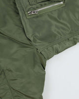 Vintage Alpha Industries MA-1 U.S Khaki Flight Bomber Jacket - XL