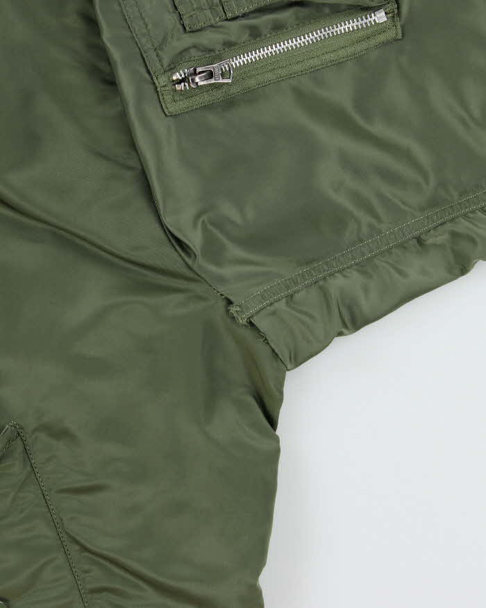 Vintage Alpha Industries MA-1 U.S Khaki Flight Bomber Jacket - XL