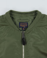 Vintage Alpha Industries MA-1 U.S Khaki Flight Bomber Jacket - XL
