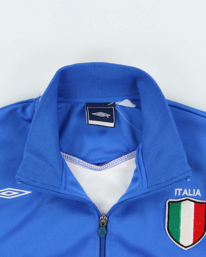 Vintage Y2K 00s Umbro Italia Football Track Jacket - S – Rokit
