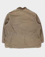 Vintage 1990s Carhartt Duck Canvas Blanket Lined Made In USA Trail Parka Workwear Jacket - XXXXL