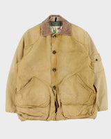 Vintage 1980s Rough Rider Quilt Lined Canvas Hunting Field Jacket - M