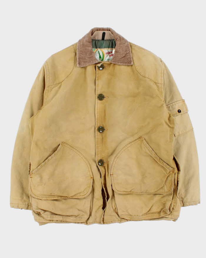 Vintage 1980s Rough Rider Quilt Lined Canvas Hunting Field Jacket - M