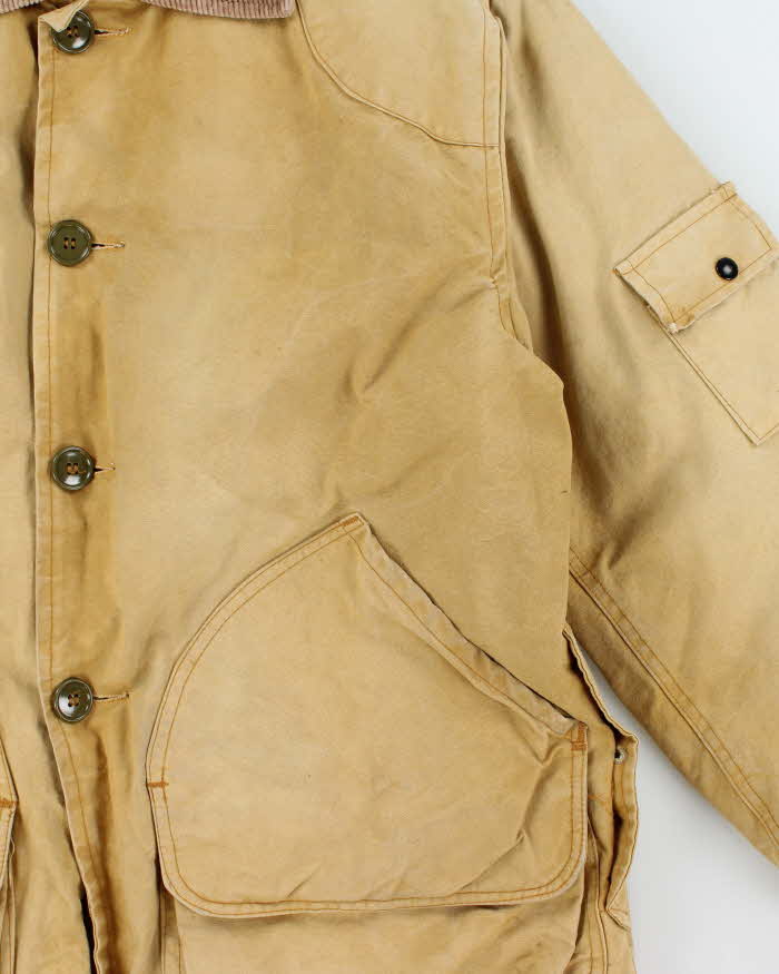 Vintage 1980s Rough Rider Quilt Lined Canvas Hunting Field Jacket - M