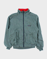 Vintage 1980s Patagonia Fleece Lined Shell Bomber Windbreaker - M