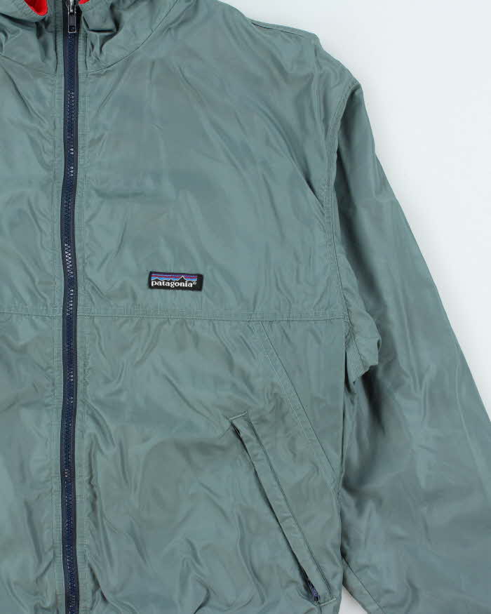 Vintage 1980s Patagonia Fleece Lined Shell Bomber Windbreaker - M