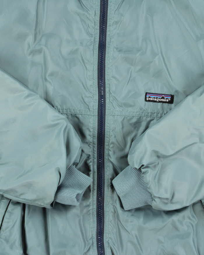 Vintage 1980s Patagonia Fleece Lined Shell Bomber Windbreaker - M