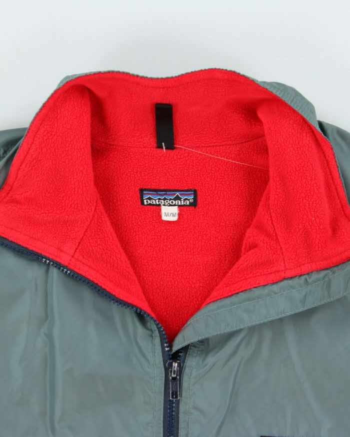 Vintage 1980s Patagonia Fleece Lined Shell Bomber Windbreaker - M