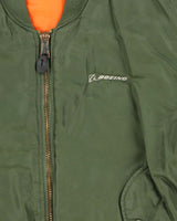 Vintage 1990s MA-1 USA Boeing Reversible Flight Bomber Jacket - L