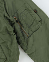 Vintage 1990s MA-1 USA Boeing Reversible Flight Bomber Jacket - L