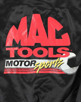 Vintage 1980s Swingster Mac Tools Motorsport Quilted Satin Bomber Jacket - L