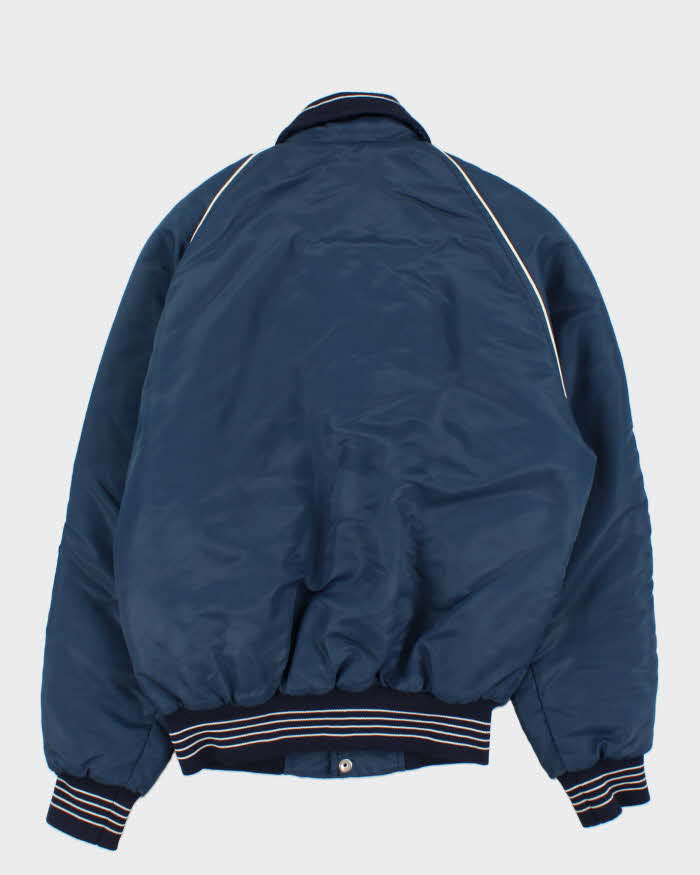 Vintage 1970s Bonnewitt Ford Quilted Satin Bomber Jacket - M