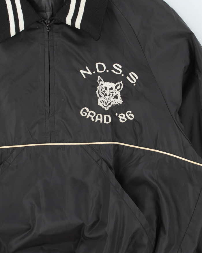 Vintage 1986 Alpha N.D.S.S Grad Pullover Windbreaker Jacket - L