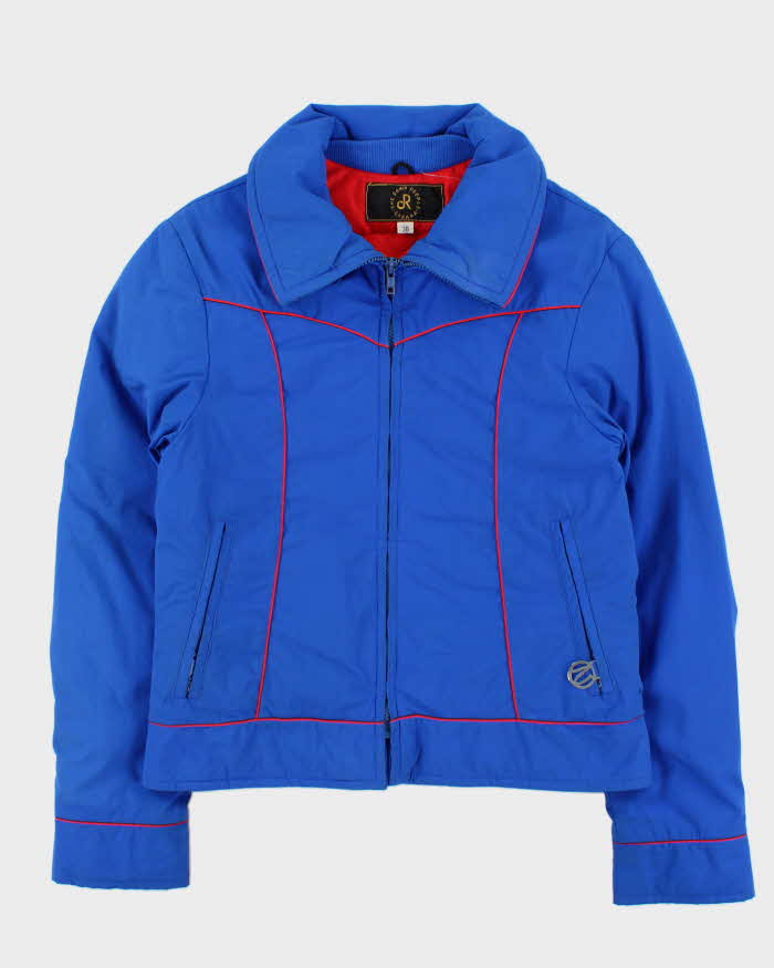Vintage 1970s The Down People Electric Blue Ski Puffer Jacket - M