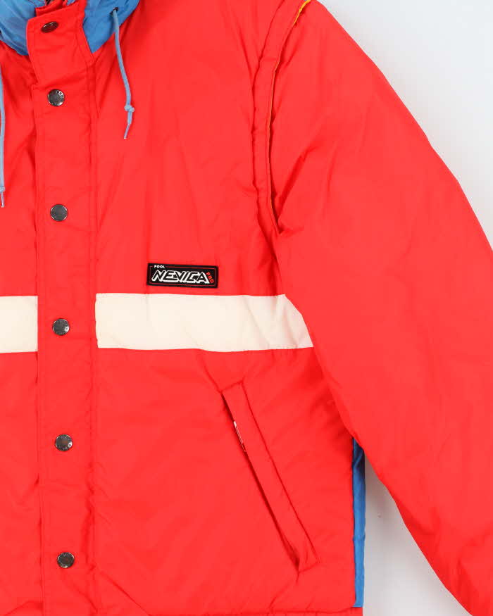 Vintage 1980s Nevica Pro Oversized Ski Jacket / Gilet - S