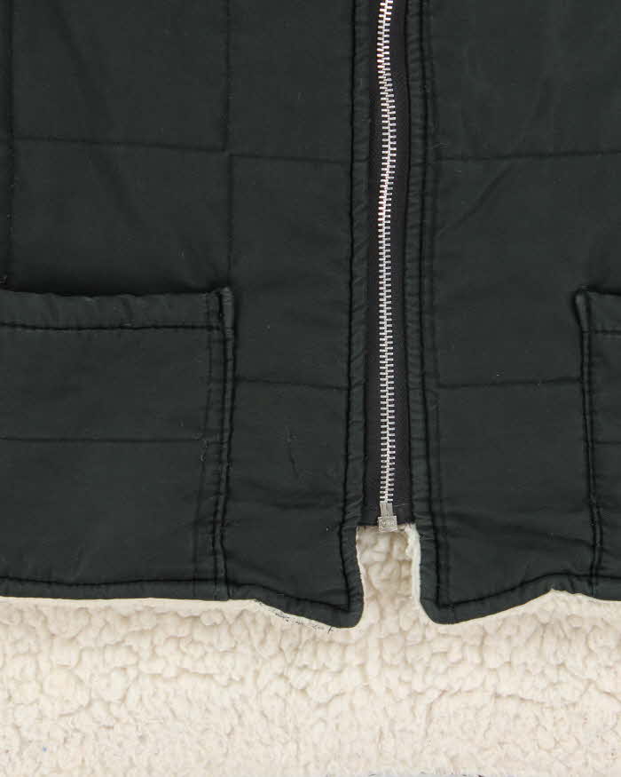 Vintage 1970s Sexton Sherpa Lined Drop Tail Gilet - M