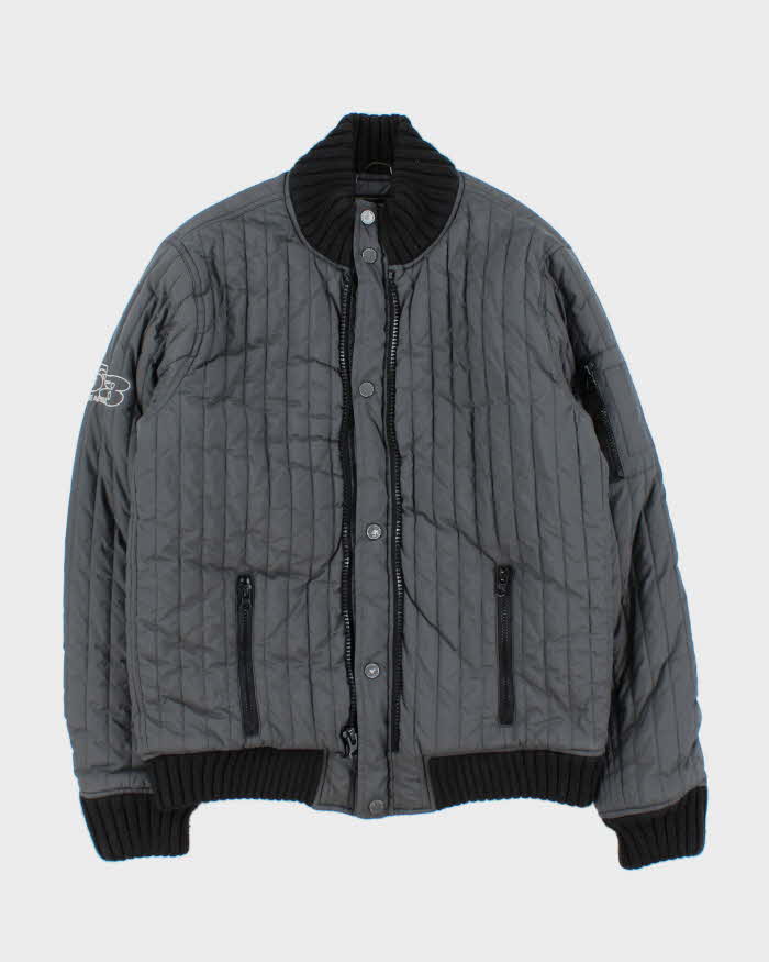 Vintage Y2K 00s Junker Denim 68 Ribbed Puffer Jacket - S