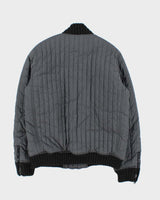 Vintage Y2K 00s Junker Denim 68 Ribbed Puffer Jacket - S