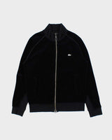 Vintage Y2K 00s Lacoste Velour Silver Croc Velour Track Jacket - S
