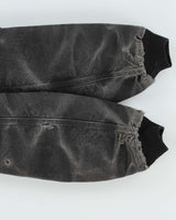 Vintage Carhartt Sante Fe Quilt Lined Firm Duck Loose Fit Faded Workwear Jacket - XL
