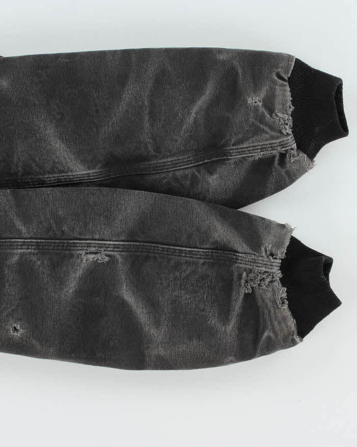 Vintage Carhartt Sante Fe Quilt Lined Firm Duck Loose Fit Faded Workwear Jacket - XL