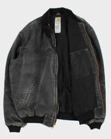 Vintage Carhartt Sante Fe Quilt Lined Firm Duck Loose Fit Faded Workwear Jacket - XL
