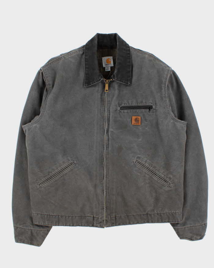 Vintage Carhartt J97 Detroit Blanket Lined Workwear Jacket - L