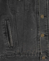Vintage Y2K 00s Carhartt J233 Sandstone Sherpa Lined Made In USA Workwear Trucker Jacket - L