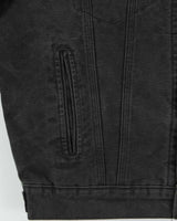 Vintage Y2K 00s Carhartt J233 Sandstone Sherpa Lined Made In USA Workwear Trucker Jacket - M