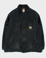 Vintage Y2K 00s Carhartt CO3 Arctic Quilt Lined Made In USA Workwear Chore Jacket - XL