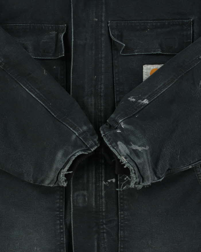 Vintage Y2K 00s Carhartt CO3 Arctic Quilt Lined Made In USA Workwear Chore Jacket - XL