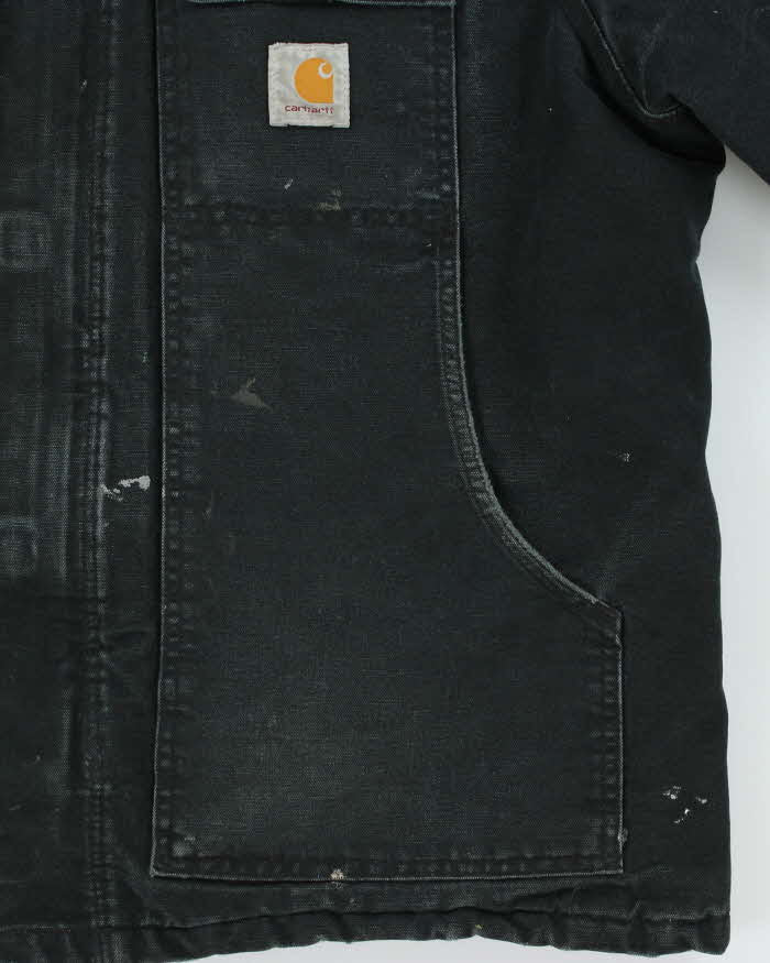 Vintage Y2K 00s Carhartt CO3 Arctic Quilt Lined Made In USA Workwear Chore Jacket - XL