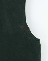 Vintage Y2K 00s Carhartt VO2 Spruce Green Arctic Lined Made In USA Workwear Gilet - XL