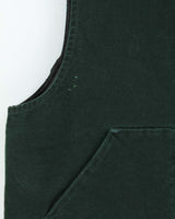 Vintage Y2K 00s Carhartt VO2 Spruce Green Arctic Lined Made In USA Workwear Gilet - XL