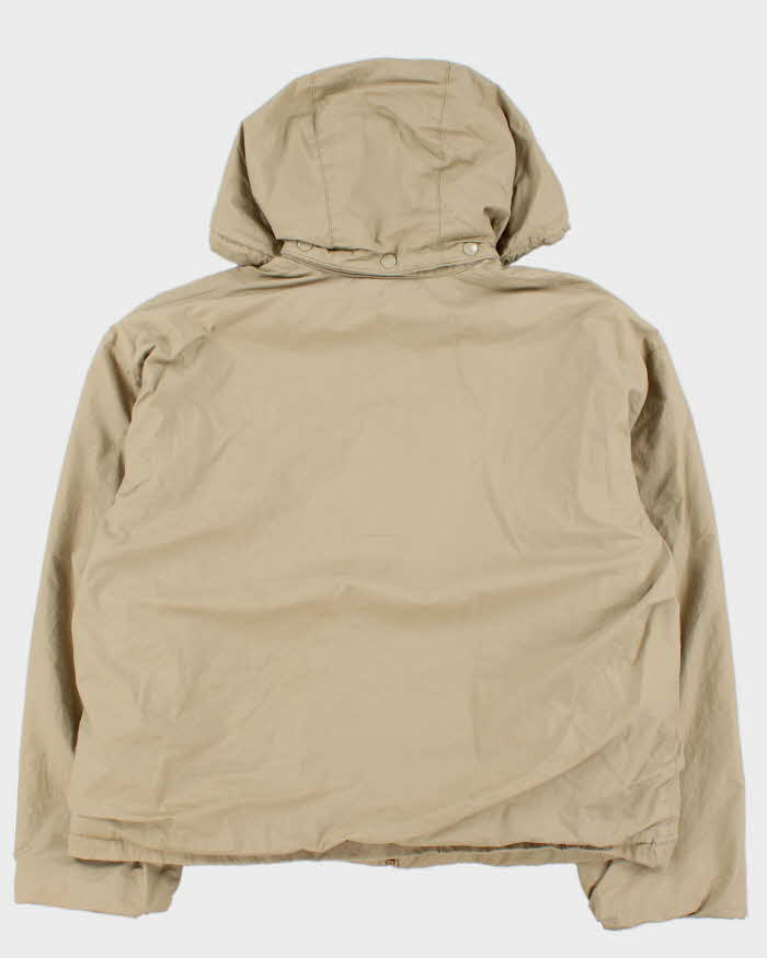 Vintage 1990s Polo Ralph Lauren Fleece Lined Hooded Harrington Jacket - M