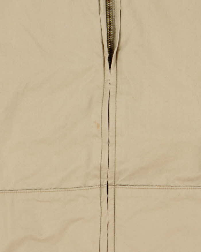Vintage 1990s Polo Ralph Lauren Fleece Lined Hooded Harrington Jacket - M
