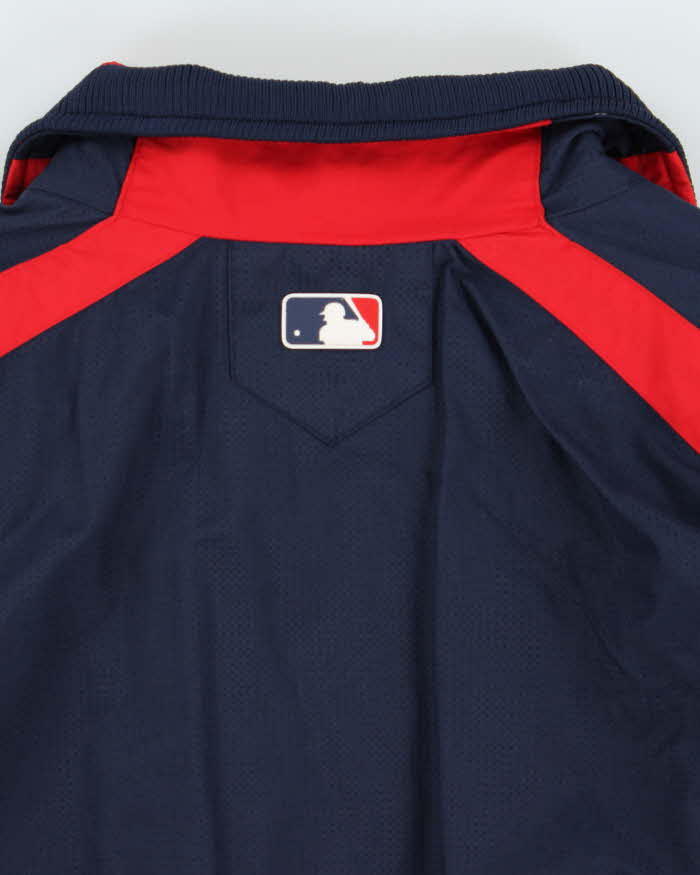 Vintage Y2K 00s Majestic Atlanta Braves Varsity Shell Baseball Jacket - XL