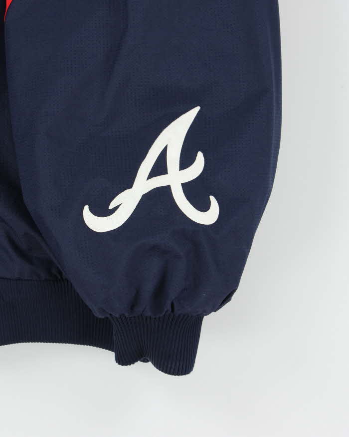 Vintage Y2K 00s Majestic Atlanta Braves Varsity Shell Baseball Jacket - XL