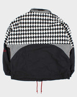 Vintage 1990s Le Coq Sportif Diamond oft Shell Windbreaker Jacket - M