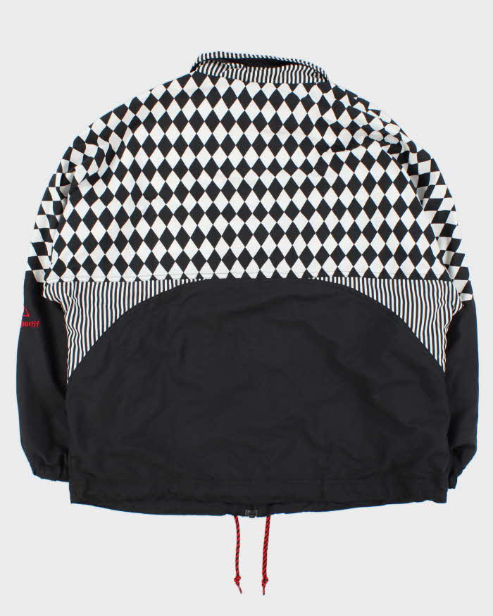 Vintage 1990s Le Coq Sportif Diamond oft Shell Windbreaker Jacket - M