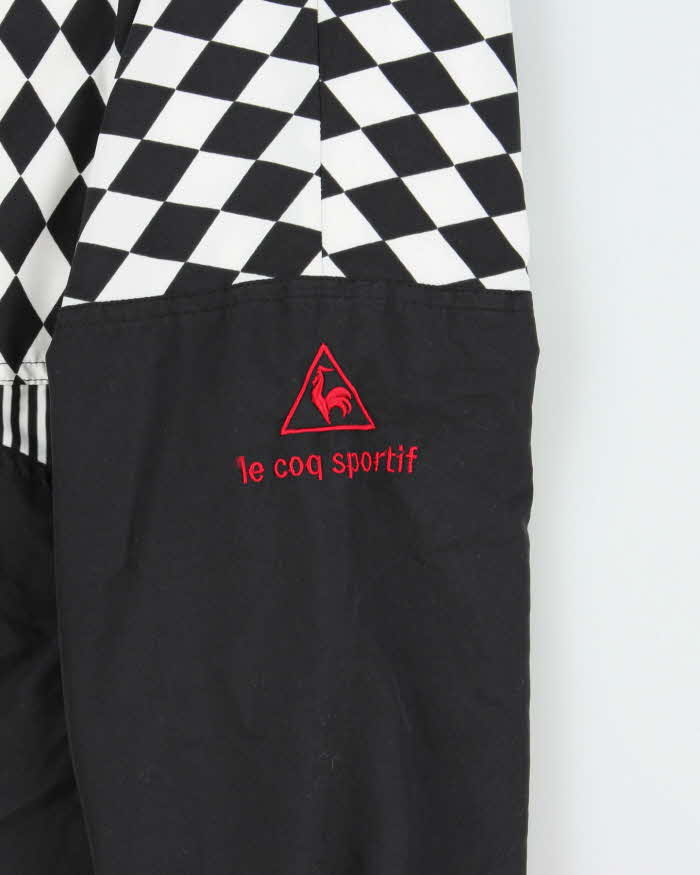 Vintage 1990s Le Coq Sportif Diamond oft Shell Windbreaker Jacket - M