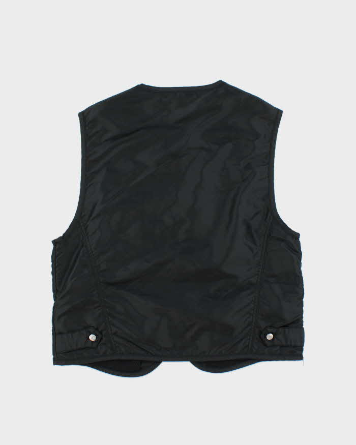 Vintage 1990s Guess Jeans Oversized Satin Utility Vest - S