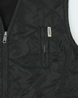 Vintage 1990s Guess Jeans Oversized Satin Utility Vest - S