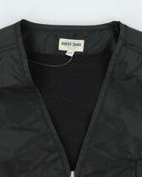 Vintage 1990s Guess Jeans Oversized Satin Utility Vest - S